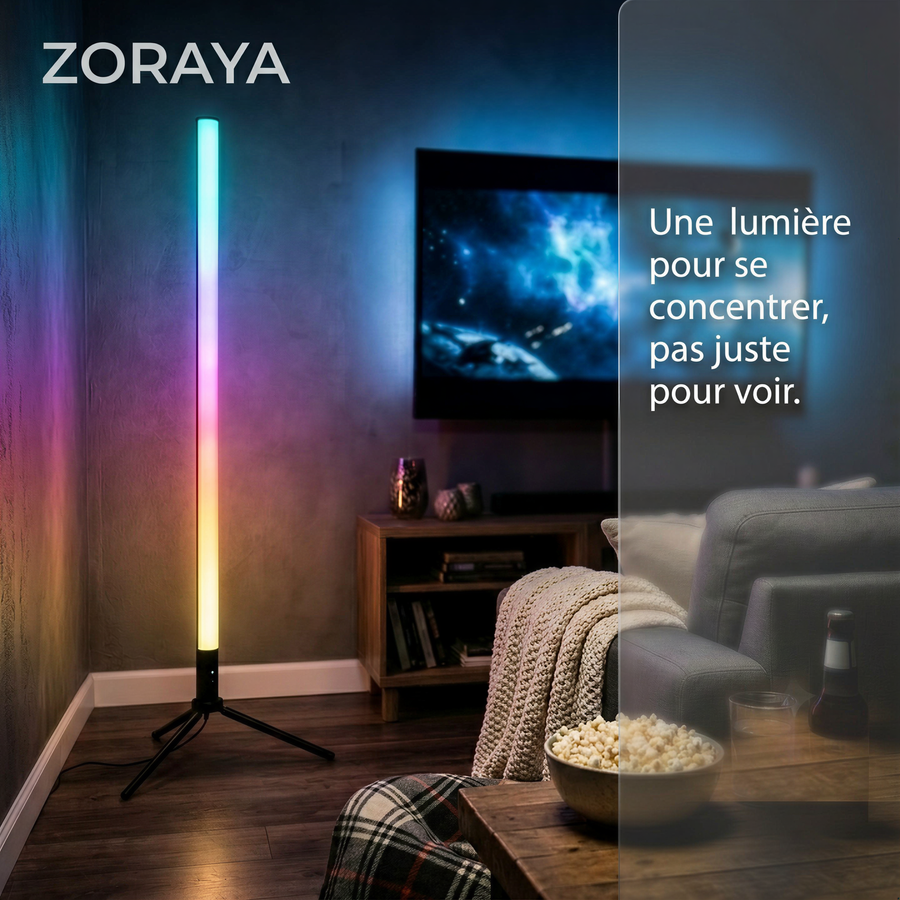 Lampe d'Angle RGBIC 360° Intelligente